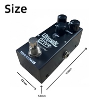 Pédales d'effets pour guitare Miwayer/Overdrive/Distortion/Fuzz/Delay/Chorus/Tremolo/True Bypass, effets compacts pour débutants