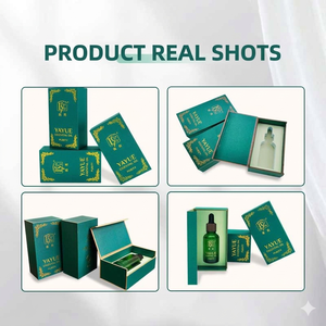 Caja <span class=keywords><strong>de</strong></span> Regalo <span class=keywords><strong>de</strong></span> Lujo para Aceites Esenciales Verdes, con Tapa Abatible, Esponja EVA, Laminación Mate y Recubrimiento UV, para Productos <span class=keywords><strong>de</strong></span> Aromaterapia Premium - Product Image 4