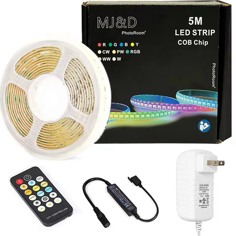 Superior Quality Decoration Lighting Waterproof Dc 12v 24v SMD 2835 LED Smart Strip 5050 Flexible RGB Led Smart Strip Lights