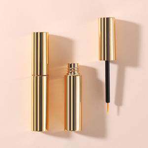 Sérum pour cils en flacon de 3 ml et 5 ml, traitements de croissance des cils liquides, emballage en tube, tube de mascara doré - Product Image 6