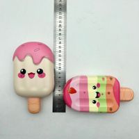 Jouets Squishies Kawaii à Remontée Lente en PU, en Forme de Gâteau, de Crème Glacée et de Pain, Jouets Anti-Stress à Presser pour Enfants et Adultes