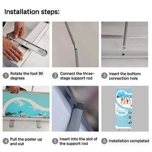 Logo personalizzato retrattile rotolo di calore leggero meccanismo di blocco rapido per eventi all'aperto nero <span class=keywords><strong>Friday</strong></span> vacanze di natale - Product Image 4