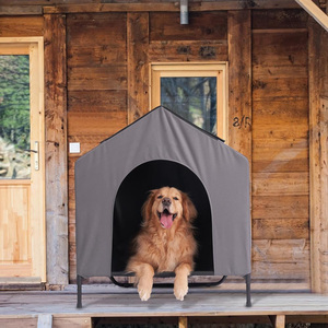 Mit einem luxuriösen erhöhten hundebett starkes und haltbares haustierhaus einfaches zusammenbauen haustierbett für ihr haustier - Product Image 1