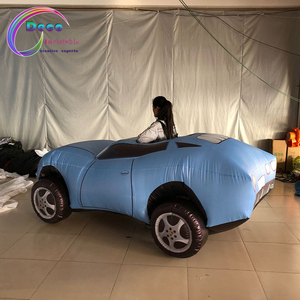 Inflatable Màu Xanh Phim Hoạt Hình Xe Đi Bộ Xe Trang Phục - Product Image 6