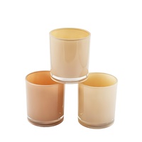 Hot Selling Luxus benutzer definierte farbige 12oz leere glänzende Duftglas Kerzen glas für die Hochzeit