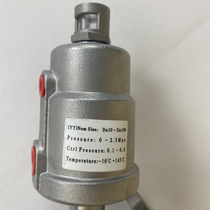 Collegamento flangia 25 bar acciaio inossidabile 304 ritorno a molla aria acqua vapore valvola pneumatica a sede ad angolo controllo aria sede angolare Val - Product Image 3