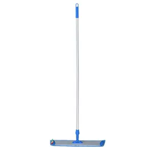 Shianku Alumínio Flat Dust Mop Limpeza Piso com Punho Longo Limpeza Mop