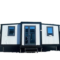 Fabricant chinois de maison préfabriquée extensible de 20 pieds avec structure en acier galvanisé à panneaux sandwich, assemblage rapide