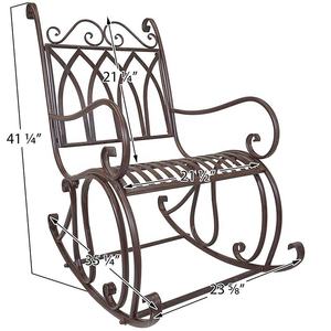 เก้าอี้โยกรูปปั้นล็อบสเตอร์เก้าอี้ขนาดใหญ่แบบอินเดียม้านั่งกลางแจ้ง - Product Image 3