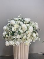 Décoration en Gros – Composition Florale Artificielle en Boule pour Centres de Table de Mariage, Fêtes et Événements – Fleurs en Soie