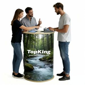 Mostrador de Promoción de Eventos con 360 °   Visibilidad y Configuración sin Herramientas para Campañas de Marketing - Product Image 2