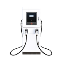 Station de recharge rapide DC ultra-puissante 180 kW pour véhicules électriques, niveau 3, supercharge, double prise CCS2, prête pour la flotte et le public, avec RFID et compatible Smart Grid