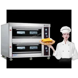 Commercial Industrial Electric Kitchen Deck Baking Convection Pita Bread Pizza Gas Oven Bakery Equipment Toaster Oven For Baking