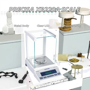 Veidt Weighing Precisa XB220A 220g 0.1mg 0.0001g Digital <b>Scale</b> <b>Mini</b> Jewelry LCD Display Gold Electronic Analytical Balance OEM 1 - Product Image 2
