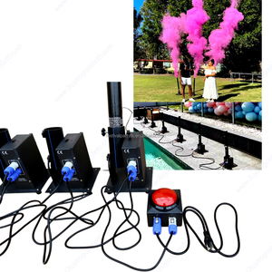 <span class=keywords><strong>Canon</strong></span> à <span class=keywords><strong>confettis</strong></span> et fumée électrique rose et bleu Holi pour garçon et fille, écologique, pour révélation du sexe, décoration de fête de mariage ou de naissance - Product Image 2