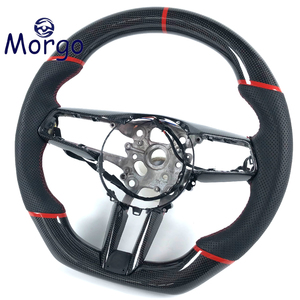 Volante in Fibra di Carbonio per Porsche Cayenne Panamera 911 992 997 718 Boxster <span class=keywords><strong>Macan</strong></span> Accessori Interni Auto - Product Image 3