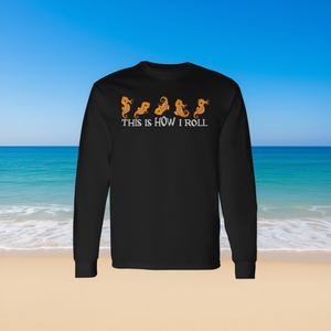 Camiseta de manga larga para niños Seahorse Lover, diseño This Is How I Roll - Product Image 3