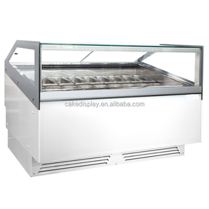 Nuovo Design Frigorifero Espositore per Gelato Commerciale con 18 Gusti e Raffreddamento ad Aria - Product Image 5