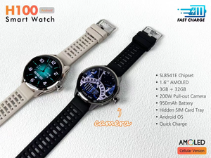 Reloj Inteligente DF H100 M100 con Ranura para Tarjeta SIM 4G, Control Remoto Infrarrojo para Aire Acondicionado, NFC, GPS, Multifunciones y Brújula con Posicionamiento GPS - Product Image 2