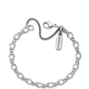 Pulseira de prata esterlina feminina 925, bracelete com pingente torção média james avery joia
