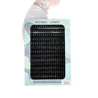 Faux cils segmentés thermofusibles 110Dd, 14 rangées, grande capacité, style européen et américain, courbés et épais, pour l'exportation