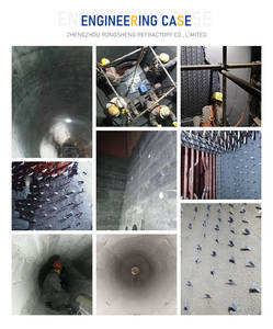 Rivestimento del forno ad alta resistenza calore refrattario leggero colabile isolante calcinabile prezzo all'ingrosso - Product Image 6