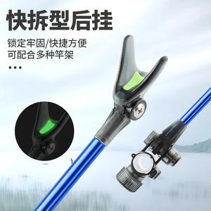 ที่วางคันเบ็ดแบบปลดเร็ว ติดตั้งด้านหลัง ทำจากโลหะ รองรับคันเบ็ดแบบหมุนได้หลายทิศทาง สีแดง น้ำเงิน ดำ - Product Image 3