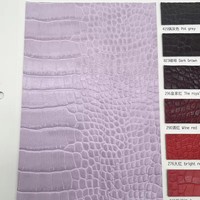 Cuir synthétique PU écologique grain crocodile imperméable pour sacs de voiture, chaussures, portefeuilles, étuis pour ordinateurs portables, simili cuir
