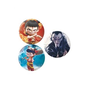 Machine à estamper des badges à bouton pneumatique 25-75MM Machine à fabriquer des badges en tôle réglable de qualité commerciale - Product Image 5