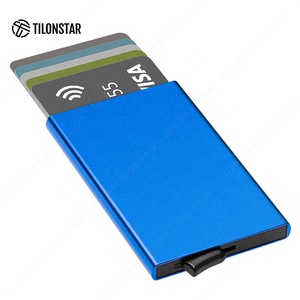 TILONSTAR TVC100 Automatic Ejection Credit <b>Card</b> <b>Holder</b> <b>Metal</b> RFID Pop up <b>Card</b> <b>Holders</b> With Multi-colors in Stock - Product Image 4