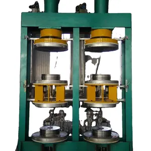 China Lowest price dual-mold automatic hydraulic tire-making machine/bladder shaping tire curing press