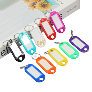 Nhà Máy Giá Nhãn Tên Thẻ Chìa Khóa Nhựa Móc Khóa Keytag Với Chia Vòng Keyring Thẻ Chìa Khóa - Product Image 1