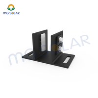 Support de clôture solaire Solution de montage d'énergie solaire pour cour verticale peu encombrante