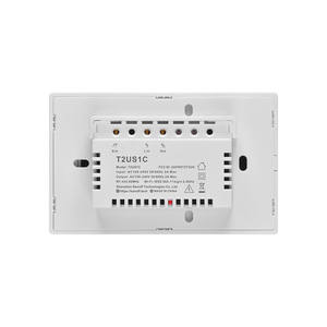Interruptor de Luz de Pared Inteligente con Panel Táctil, Compatible con Alexa y Google Home, 10A, IP27, Diseño Minimalista - Product Image 5