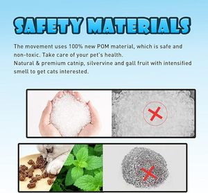 Jouets interactifs pour chat Jouet pour petit chat en direct avec effets sonores de proies éblouissantes Matériel de plumes de souris d'abeille d'oiseau - Product Image 3