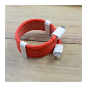 Cable Pd rápido, venta al por mayor <span class=keywords><strong>C</strong></span> a <span class=keywords><strong>C</strong></span> Cables de datos de carga rápida 10 años Certificado de fábrica 5A 65W Tipo <span class=keywords><strong>C</strong></span> Bolsa Opp de PVC Estándar rojo 20 TPE - Product Image 3