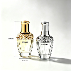 Eric Custom Creative <b>Gold</b> Unicorn Cover Glass Perfume Bottle 30ml 50ml 80ml Perfume clear Glass Bottle with Horse Spray Pump Top - Product Image 2