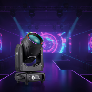 Luci a Testa Mobile Beam 16 Canali DMX512 320W Illuminazione da Palco in Metallo per DJ Club Matrimoni - Product Image 2