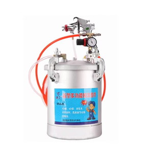 Seau sous pression de pot de réservoir de revêtement de texture d'alimentation 2L avec PT871 système de pulvérisateur de <span class=keywords><strong>peinture</strong></span> d'assemblage de tuyau de fluide de <span class=keywords><strong>pistolet</strong></span> à Air coloré - Product Image 6
