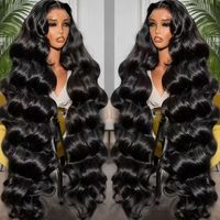 Perruques brésiliennes naturelles en cheveux humains, sans colle, avec dentelle transparente, cuticules alignées, cheveux vierges indiens Remy, perruque frontale HD Lace, fournisseur