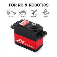 Servomoteur numérique sans noyau JX PDI-6221MG 20KG à couple élevé avec engrenages en plastique et métal 120 pour voiture RC, crawler, bateau, robot, avion