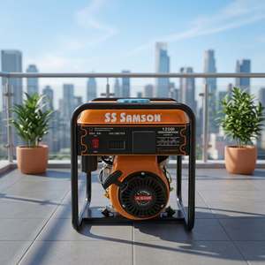Générateur à essence à inverseur SS SAMSON SGI1200I 1,2 kW, moteur refroidi par air, réservoir de carburant de 5 L, démarrage par lanceur, sortie 50/60 Hz - Product Image 1