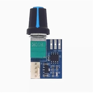 <b>Fan</b> Speed Controller Pwm 12V 4Pin Single Channel For <b>Computer</b> Case Cooling Quiet Operation 20dBA - Product Image 4