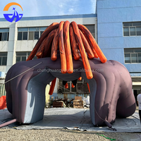 Arche d'entrée gonflable durable pour extérieur, installation facile, souffleur électrique, tissu Oxford, tunnel personnalisé pour événements sportifs et concerts