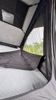Tente de toit rigide double couche en aluminium 4x4 - Tente à ouverture rapide automatique quatre saisons, imperméable, accessoire de camping