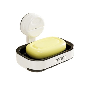 High-Grade Wall-Mounted <b>Soap</b> Box Suction Cup <b>Cover</b> Drainable Eco-Friendly Modern Design Office Organizer Storage Punching Holes - Product Image 4