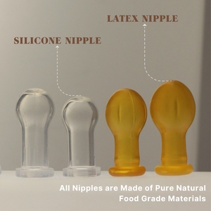 Vendita diretta Logo personalizzato peluche sonno biberon e ciucci BPA Free lattice dentiere bambino ciuccio con scatole - Product Image 6