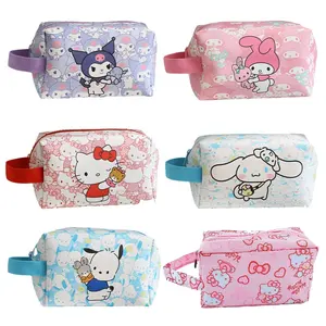 Anime KT lưu trữ túi sanrios kuromi bút chì trường hợp Kawaii My Melody phim hoạt hình du lịch đồ dùng vệ sinh trang điểm Túi đồ chơi cô gái Quà Tặng