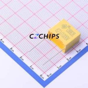 ตัวเก็บประจุฟิล์มโพลีโพรพิลีน (CBB) รุ่น HB3A823JQ1B0180160100EST แบบ Through hole (THT), ระยะขา P=15 มม. ความจุ 82nF ความคลาดเคลื่อน 5% แรงดัน 1kV - Product Image 1