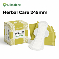 Serviettes hygiéniques respirantes en coton biologique premium infusées aux herbes, avec ailettes anti-fuites, super absorbantes pour usage diurne et contrôle des odeurs